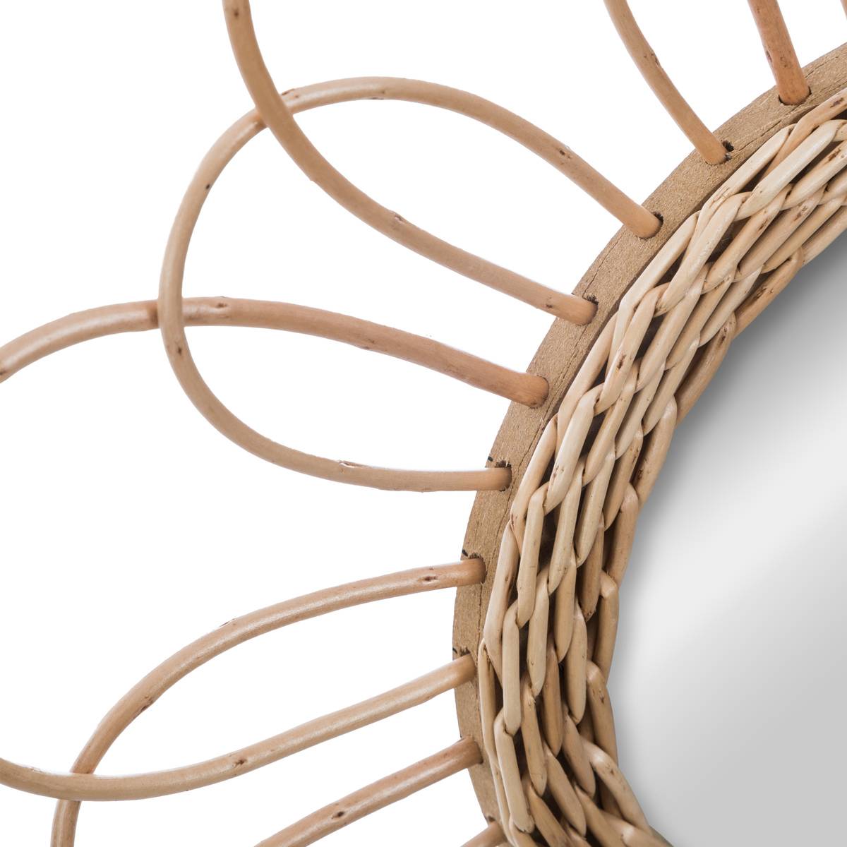 Atmosphera - Specchio in rattan 