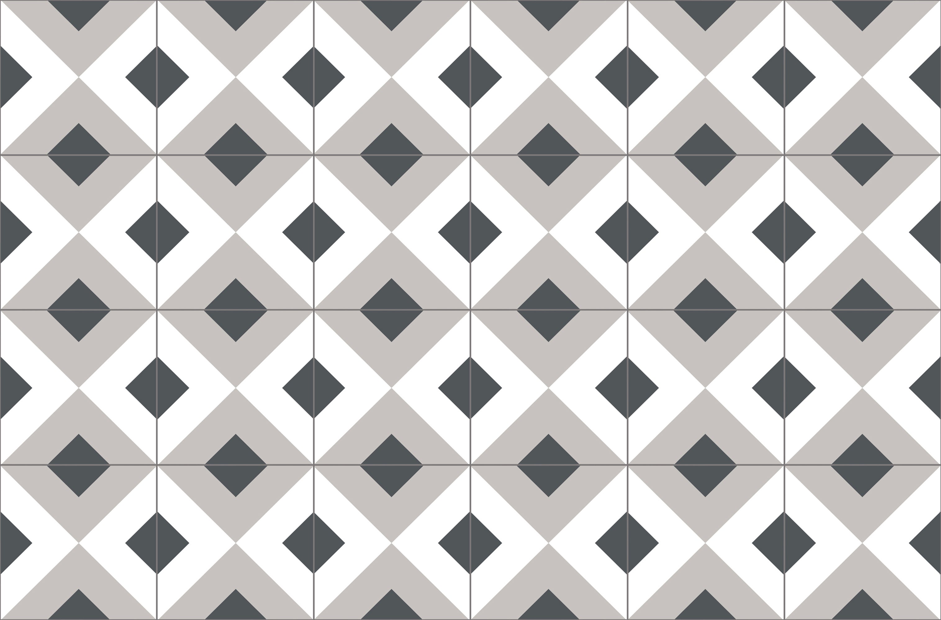 Dywan winylowy Pascal 66x100 cm - antypoślizgowy dywan z PVC do kuchni lub salonu, zmywalny, w geometrycznym stylu