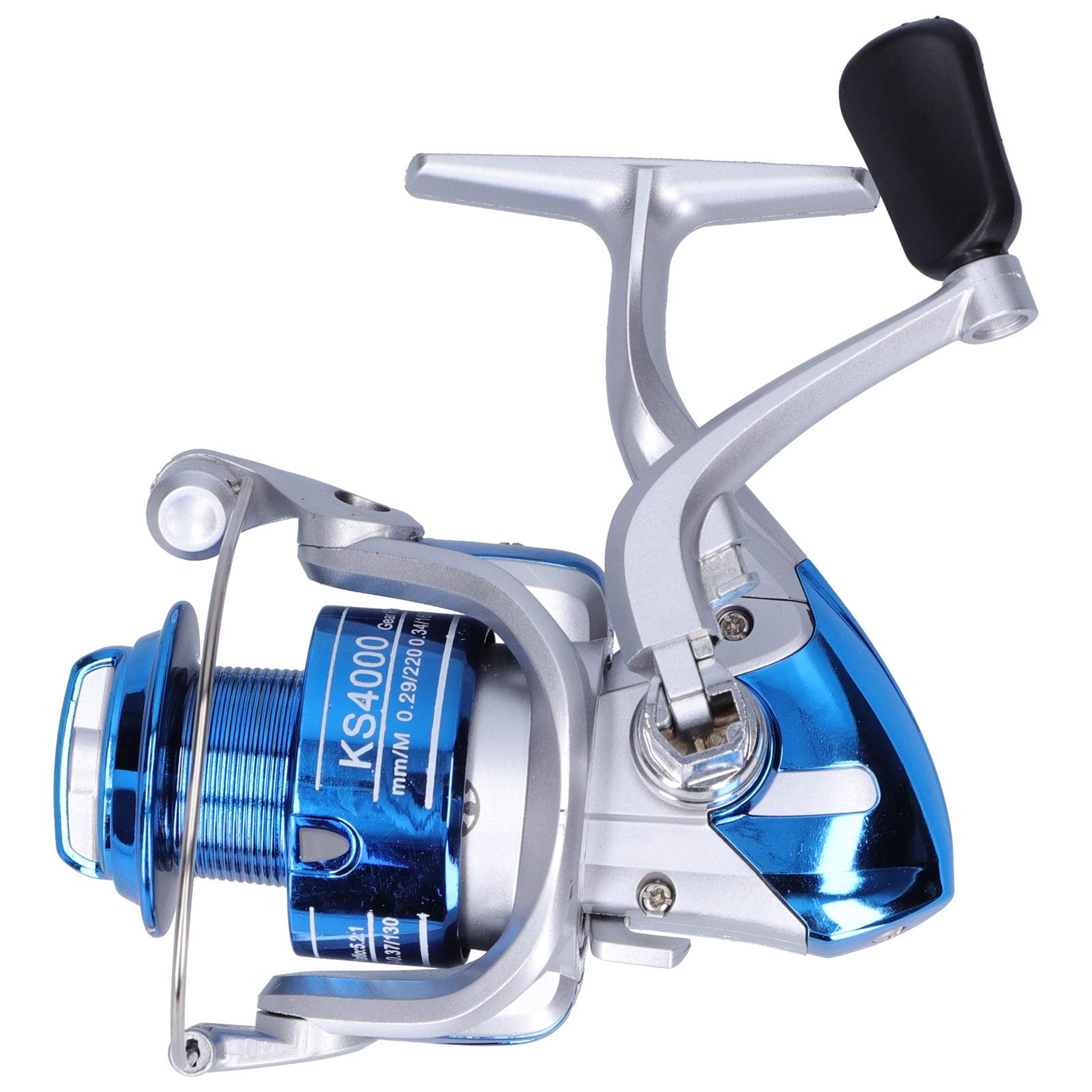 Carrete De Pesca Con De Metal Izquierda / Derecha Relación De Cambio Intercambiable 5 2 1 Ac5000 Soledad Carrete De Pesca Giratorio