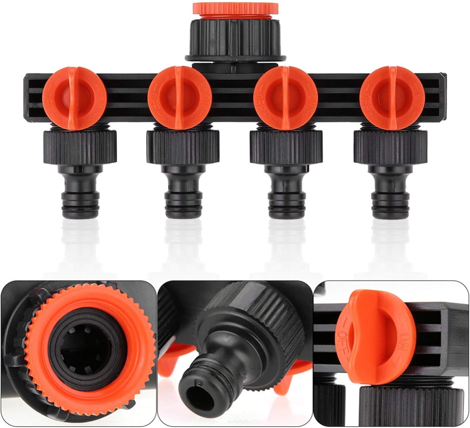 Złącze do podlewania 19 mm (3/4 cala): Złącze wtykowe z końcówką węża, w opakowaniu (18214-20)