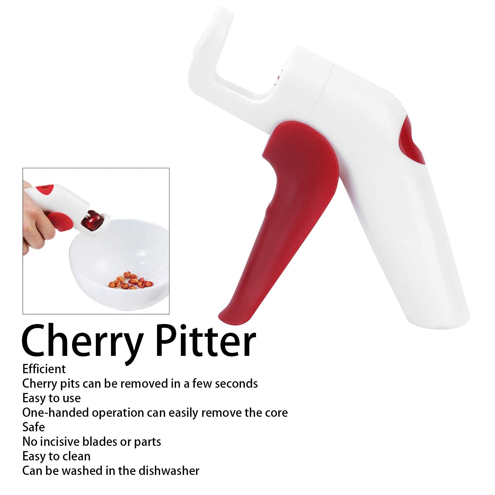 Snocciolatore Ciliegie In Acciaio - Design Compatto Per Frutta Con Nocciolo - Foto 13
