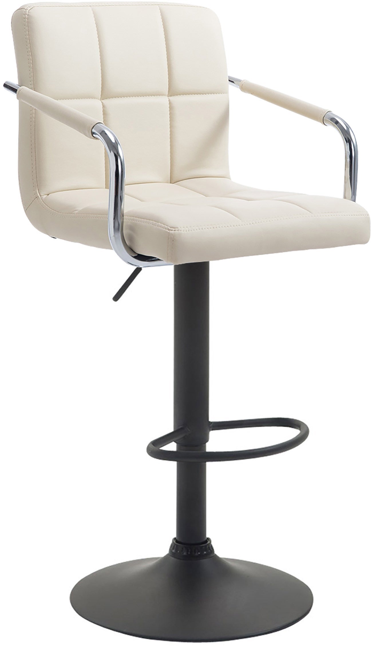 Lampe à Poser Champignon Laiton Et Crème | Luminaire Moderne 25cm