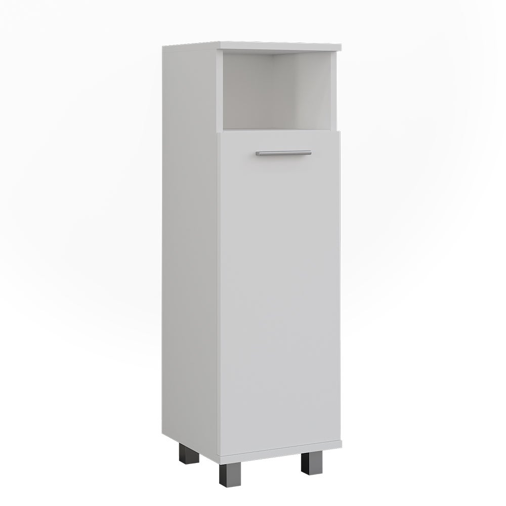 Vicco Szafka Midi Ilias, Biały, 30.2 x 95 cm z drzwiami