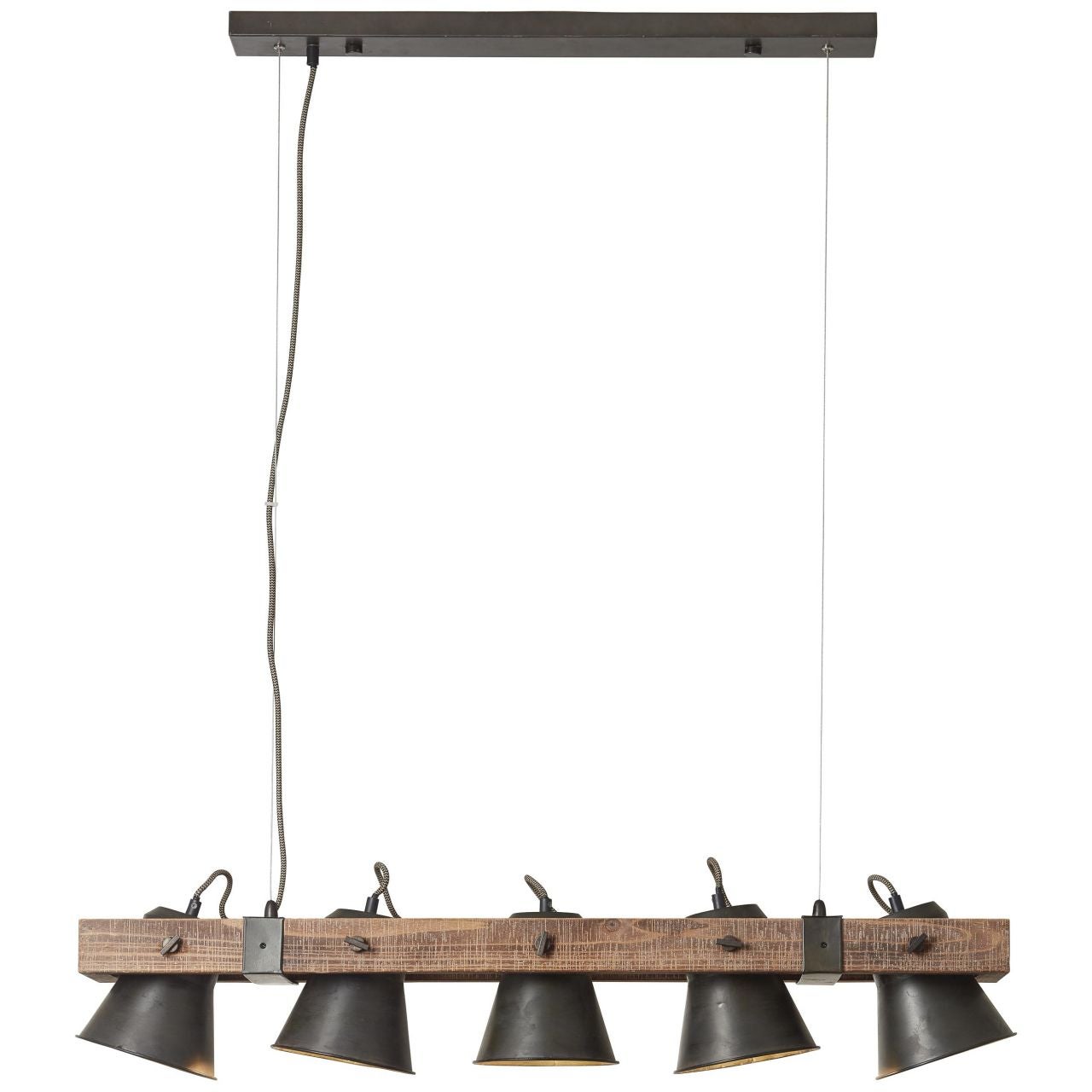 Brilliant Dalida LED lampa sufitowa 71cm czarna, metal/plastik, 1x 55W LED zintegrowana, (strumień świetlny: 7000lm, barwa światła: 3000-6500K) - 5