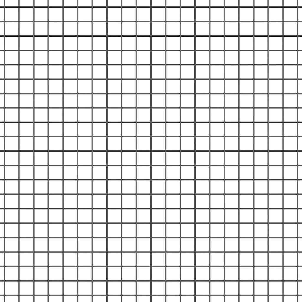 Clôture en acier gris avec poteaux 0,8 x 10 m - COMFORTXL - 9