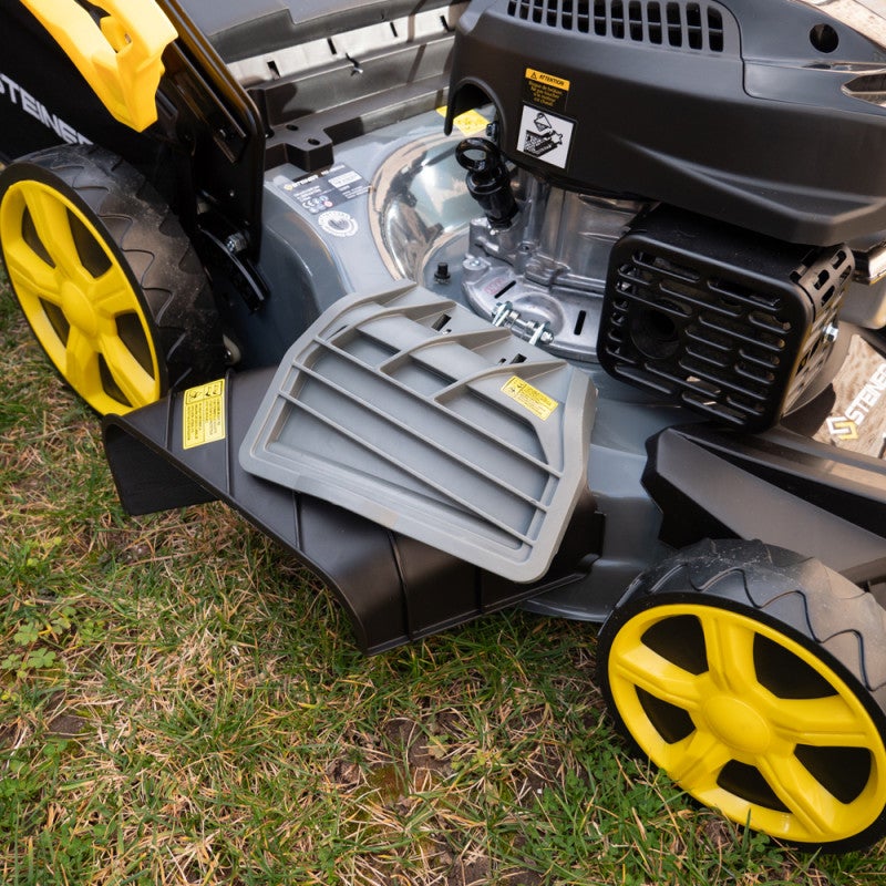 Tondeuse thermique tractée 4 en 1 mulching 46 cm 4CV 144cm³ STEINER - 6