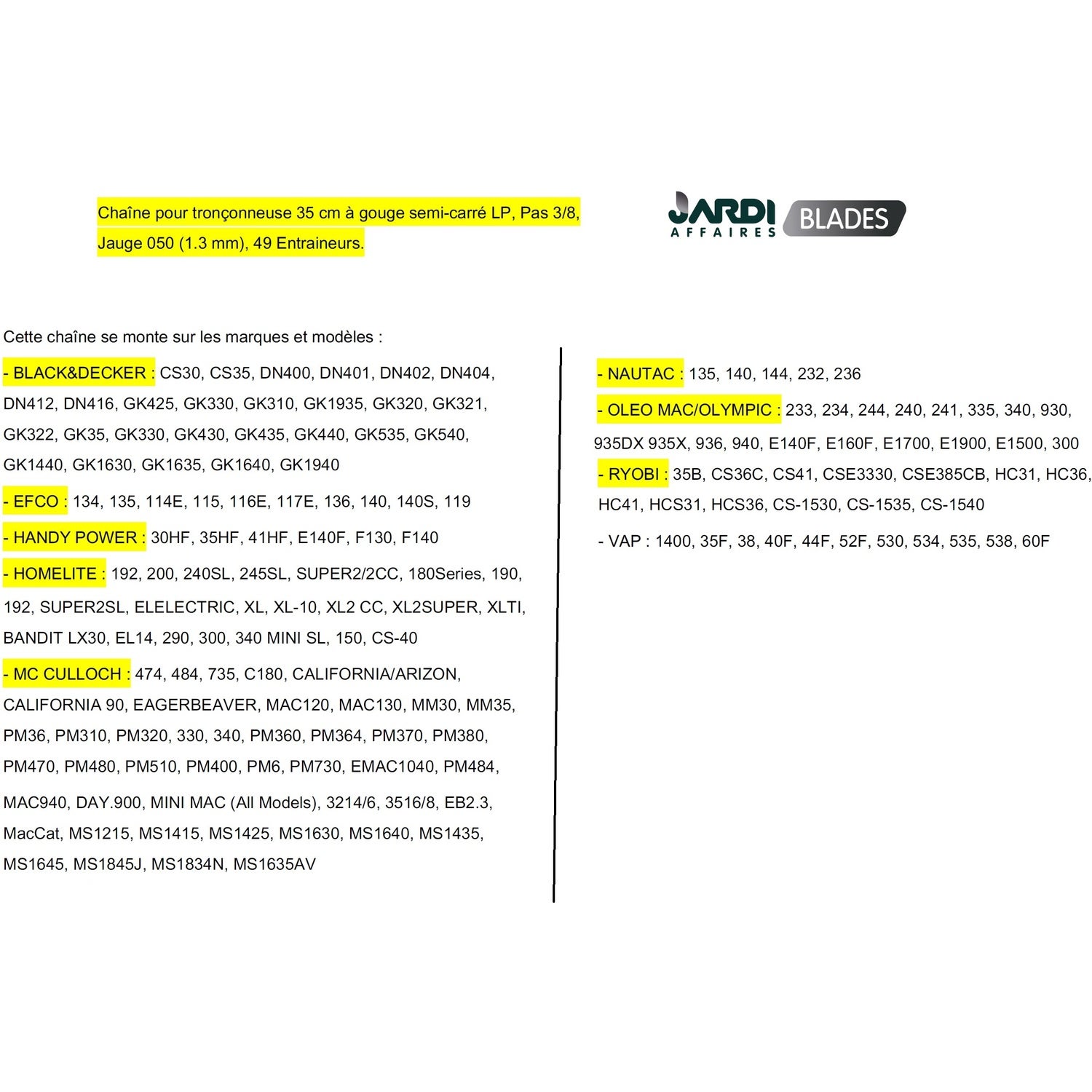 Chaine professionnelle demi-ronde Oregon 91PX049E 3/8LP 1,3mm 49E - 2