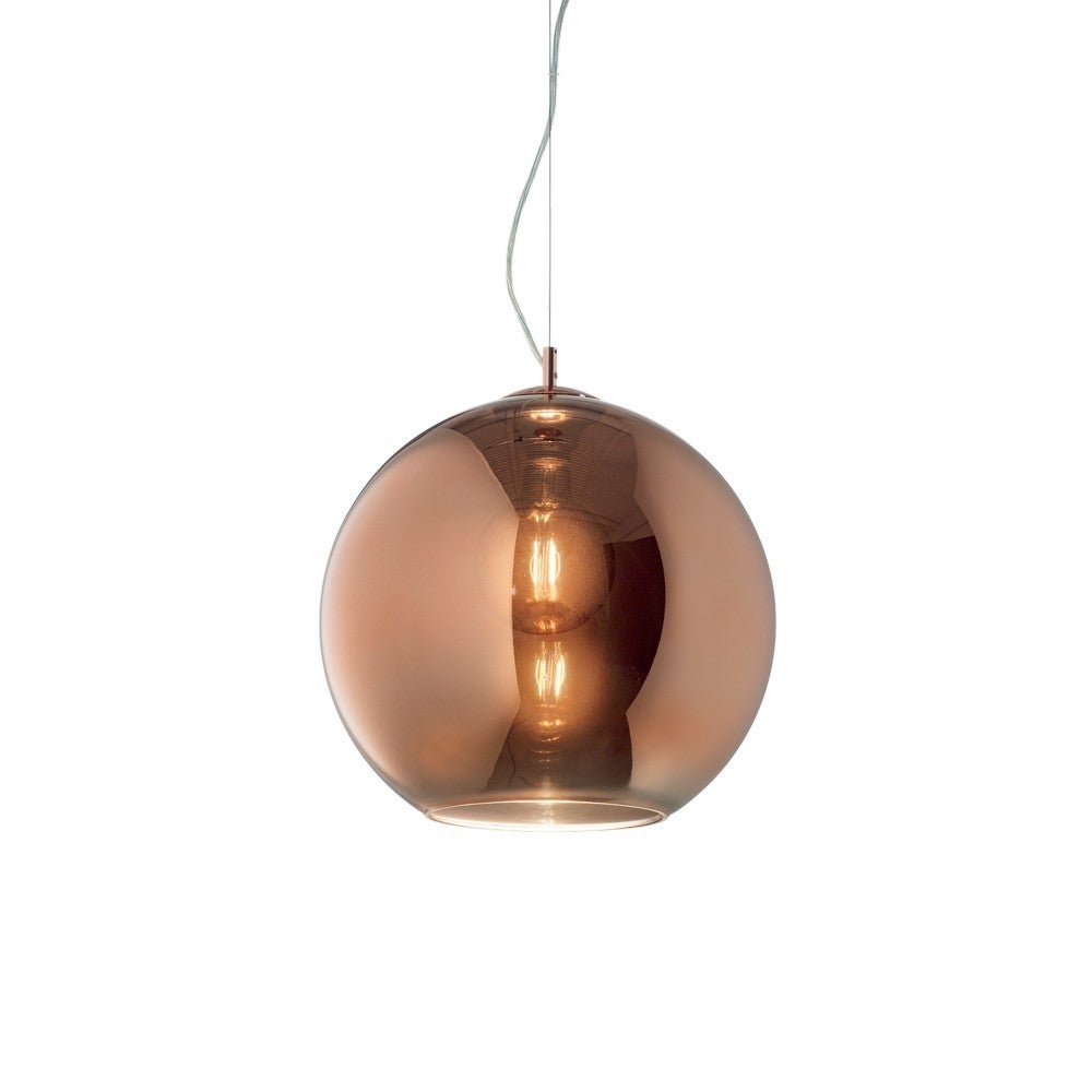 Ideal Lux  Suspension Nemo Métal Cuivre 1 Ampoule 24Cm , Leroy Merlin