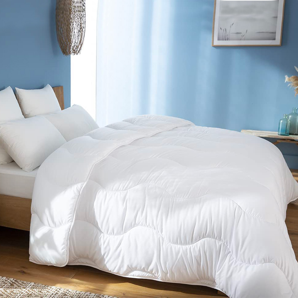 Couette de lit premium tempérée 350g blanc Aerelle soft flex ABEIL Dimension - 200x200 - 3