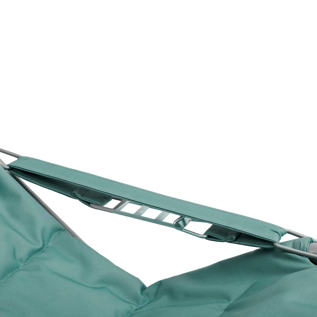 Fauteuil relax de jardin Milos Vert jade - Hespéride - 5