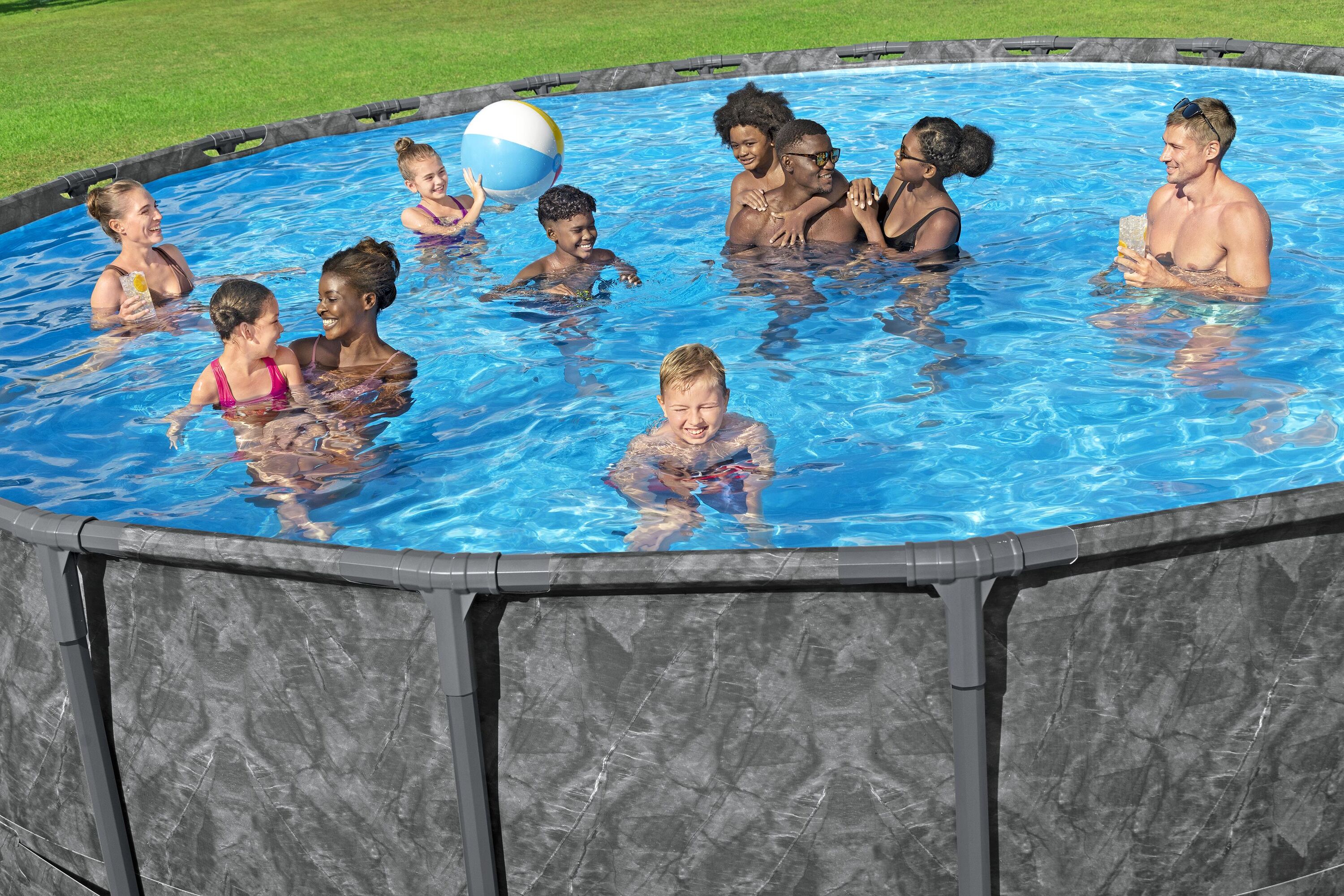 Bestway Piscine hors sol ronde 610 x 132 cm APX 365 - 4