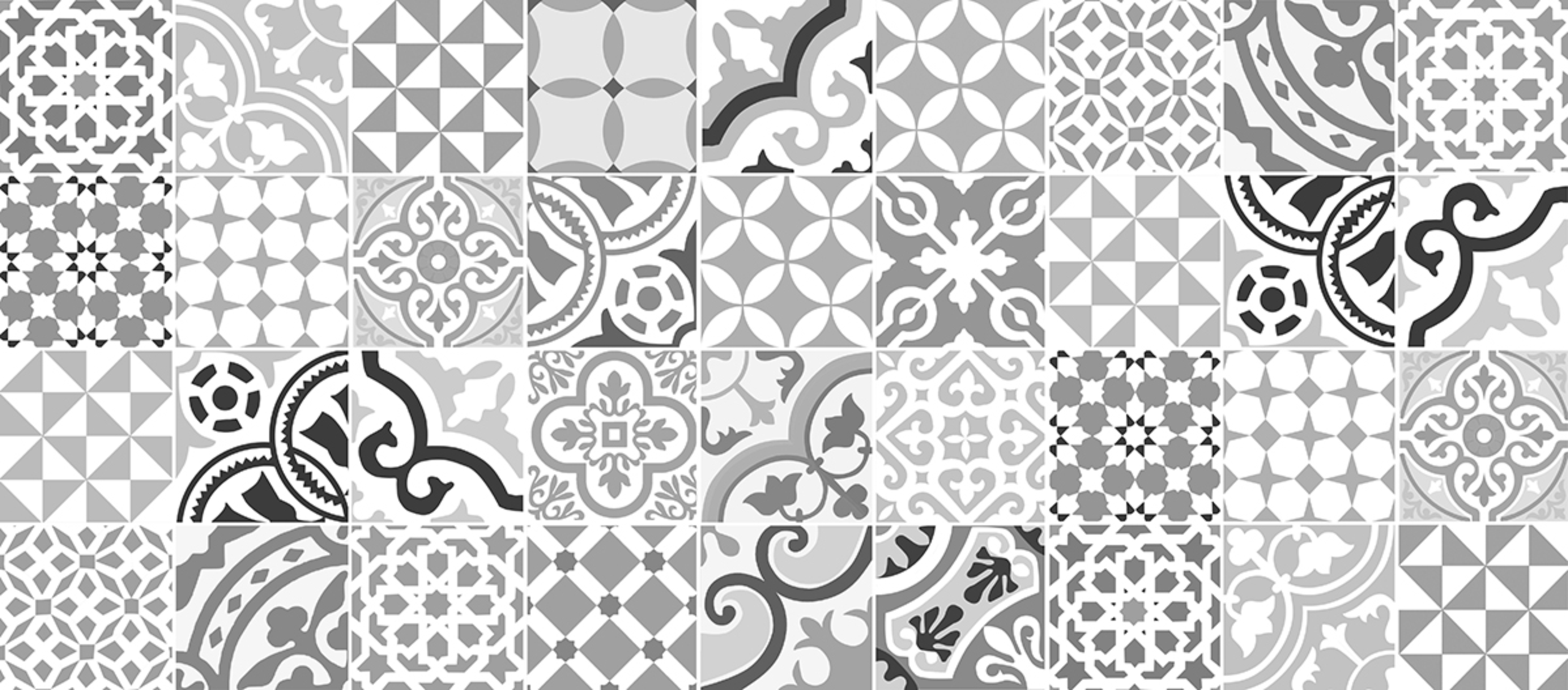 Alfombra de vinilo chamonix 66x150 cm - pvc antideslizante, vinilica para cocina o salón, lavable, estilo hidraúlico