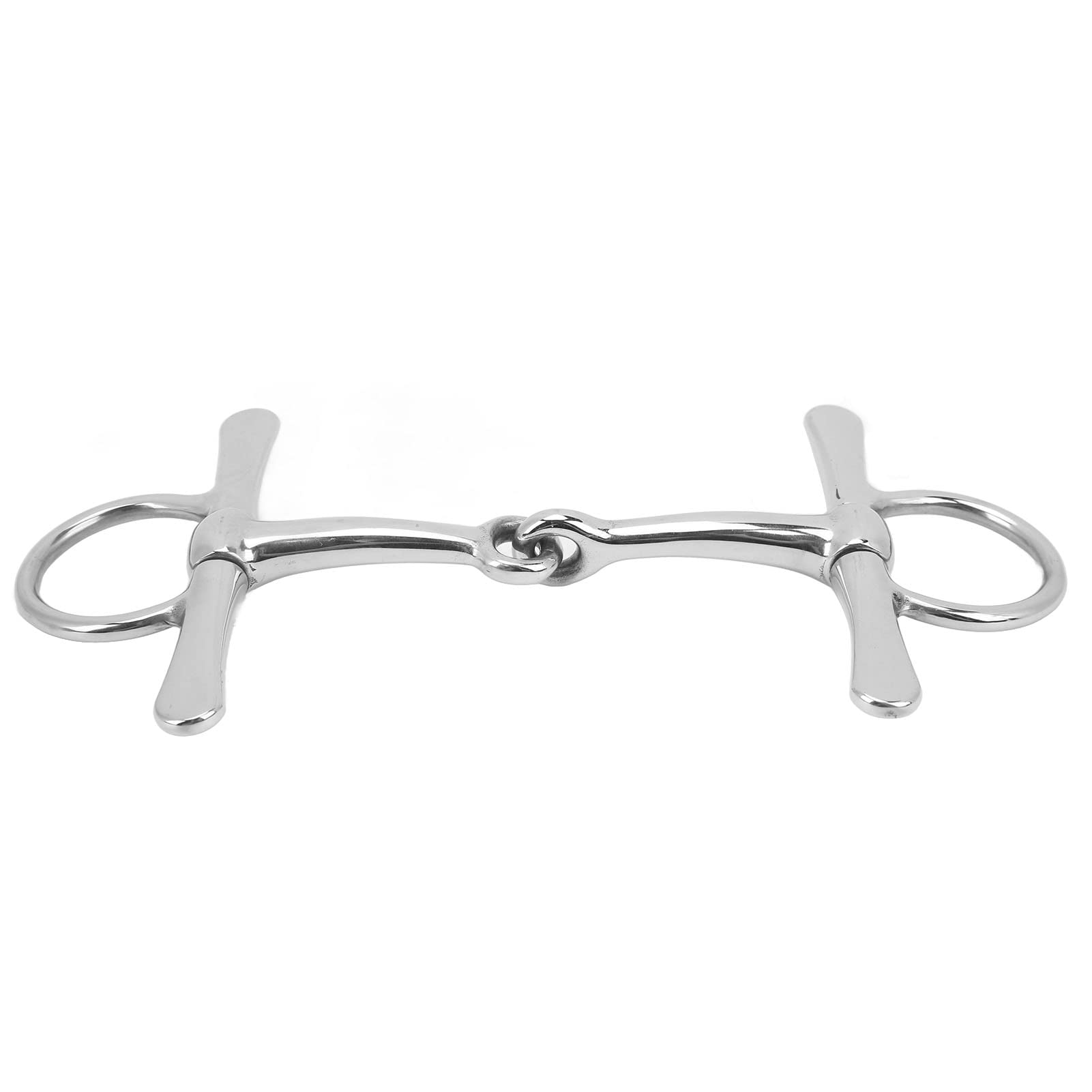Mors à Joues Complètes En Acier Inoxydable Pour Chevaux Equipement De Jardin Agriculture Bouche Rouleau De 125 Mm