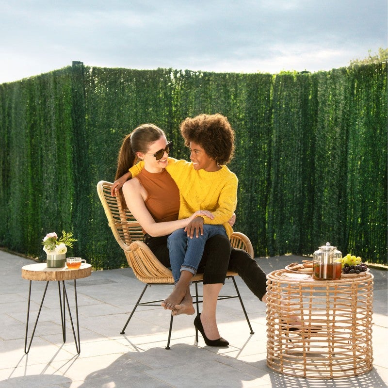 Haie artificielle occultante 90 brins L 3m x H1m50 - 2