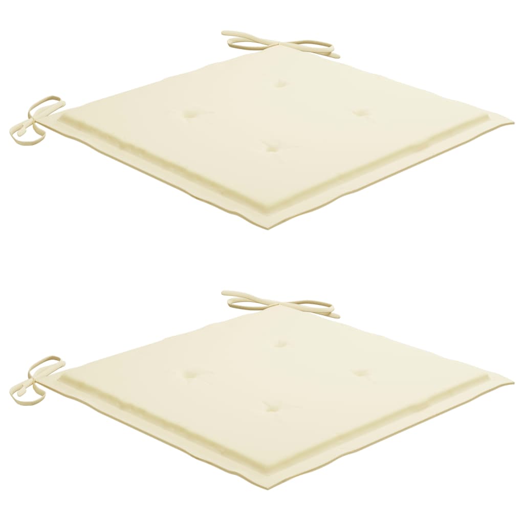 Chaise de jardin pliable sans coussin en Bois Beige - 9
