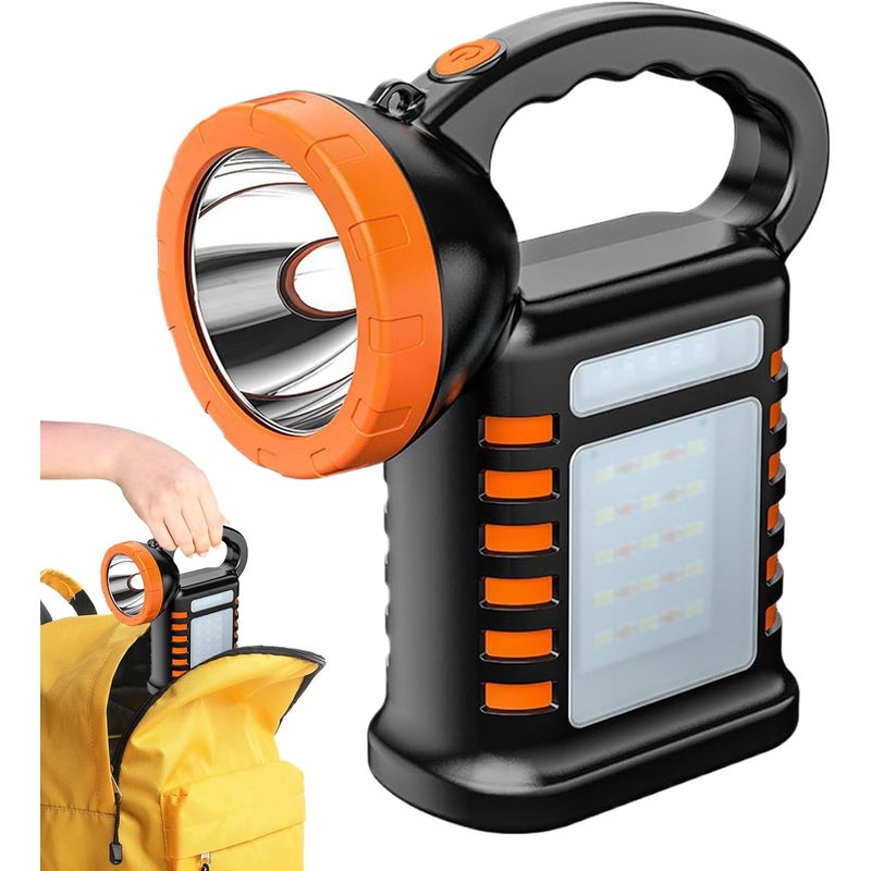 3 tryby pracy Lampa robocza LED – Ładowalna, solarna latarka – Wodoszczelna, jasna, wielofunkcyjna latarka survivalowa dla mechanika