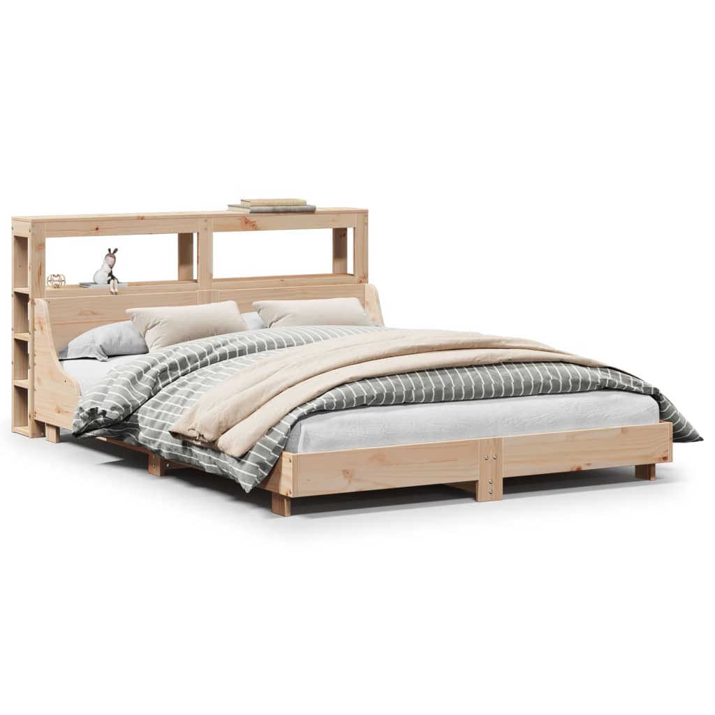 Lit Double Lit Adulte Cadre De Lit Sans Matelas X Cm Bois Massif De Pin Cfw