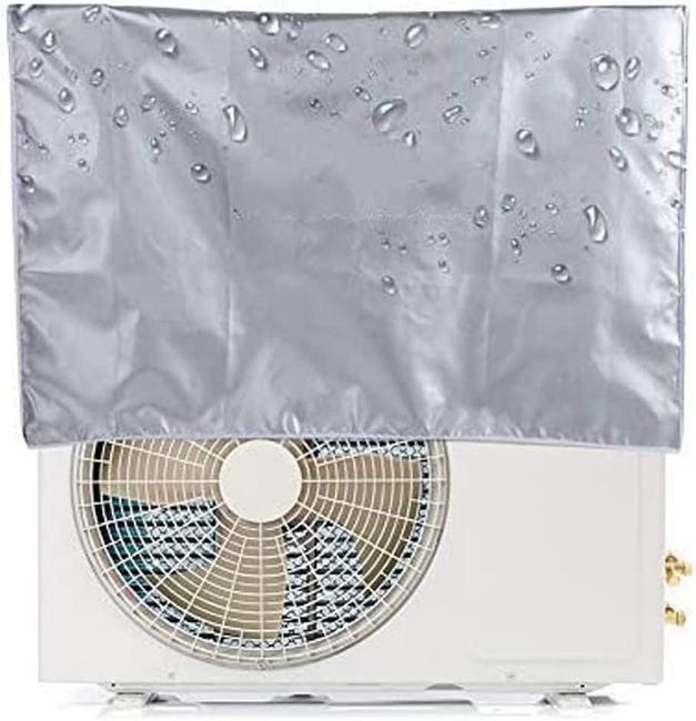 FINEVERNEK Housse de climatisation d'extérieur universelle imperméable pour climatiseur extérieur, housse de protection pour climatiseur, anti-poussière anti-neige (86 x 32 x 56 cm FINEVERNEK Housse de climatisation d'extérieur universelle imperméable pour climatiseur extérieur, housse de protection pour climatiseur, anti-poussière anti-neige (86 x 32 x 56 cm