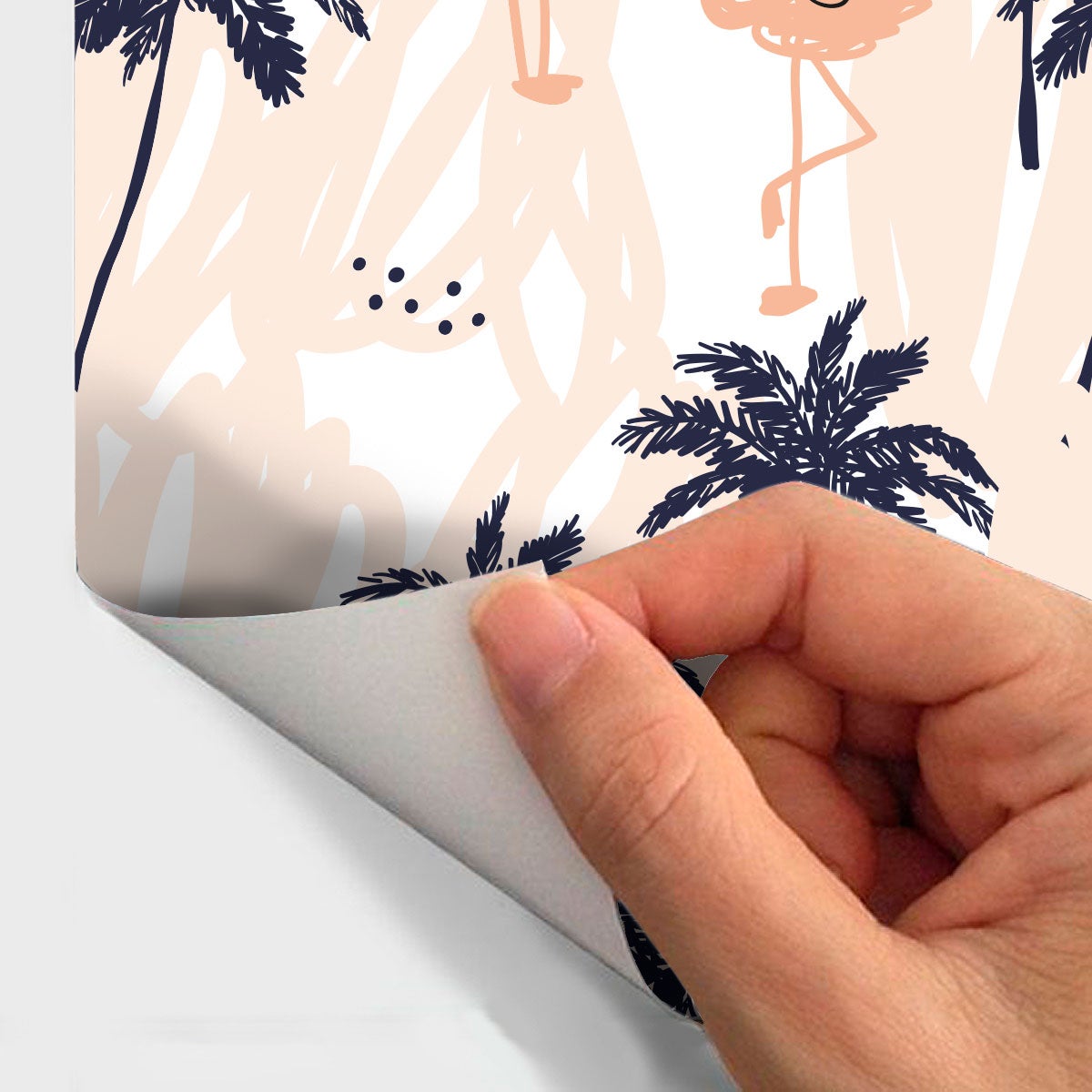 Adesivo arazzo tropicale mongkol - Sticker adesivo - adesivi murali - 60x60cm - 4