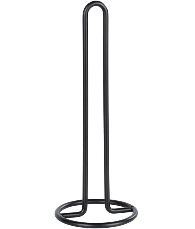 Uchwyt na ręczniki papierowe - Uchwyt na ręczniki kuchenne - Czarny pionowy - Uchwyt na ręczniki kuchenne - Uchwyt na papier toaletowy