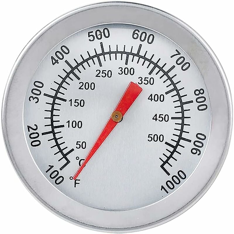 Termometr do grilla, termometr do piekarnika ze stali nierdzewnej Max 500°C/1000°F Wyświetlacz analogowy Termometr do piekarnika, piec do pizzy