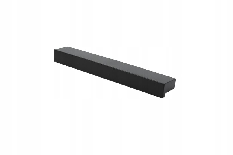 Mâner de sertar pentru dulap de bucătărie, negru mat, de 96 mm
