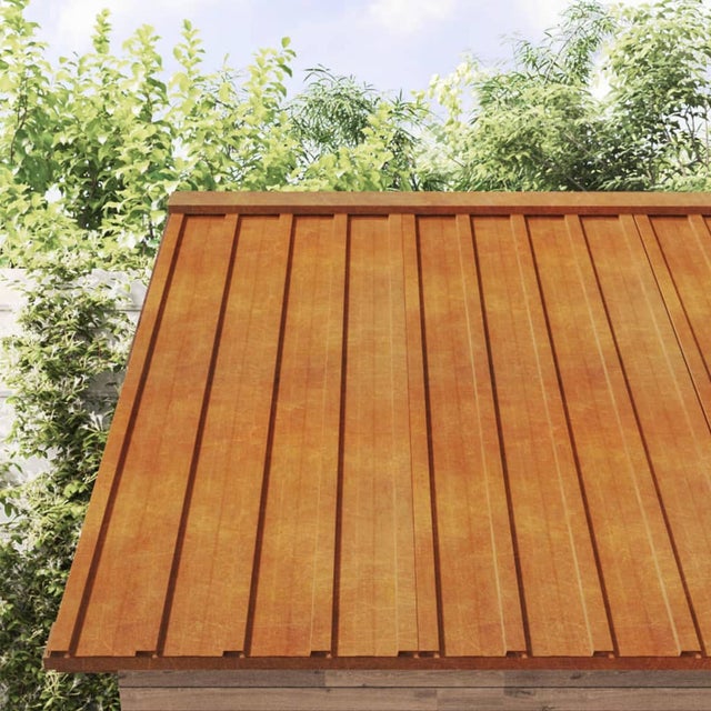 Panele dachowe, 36 szt., rdzawe, 100x44 cm, stal kortenowska vidaXL
