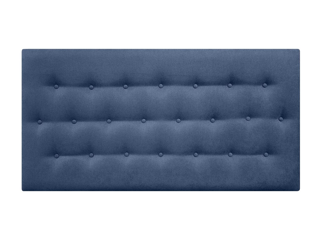 DecorQUALITY Cabecero de cama 150 PARIS Cabezal tapizado tejido antimanchas azul 150x70 cm - 3