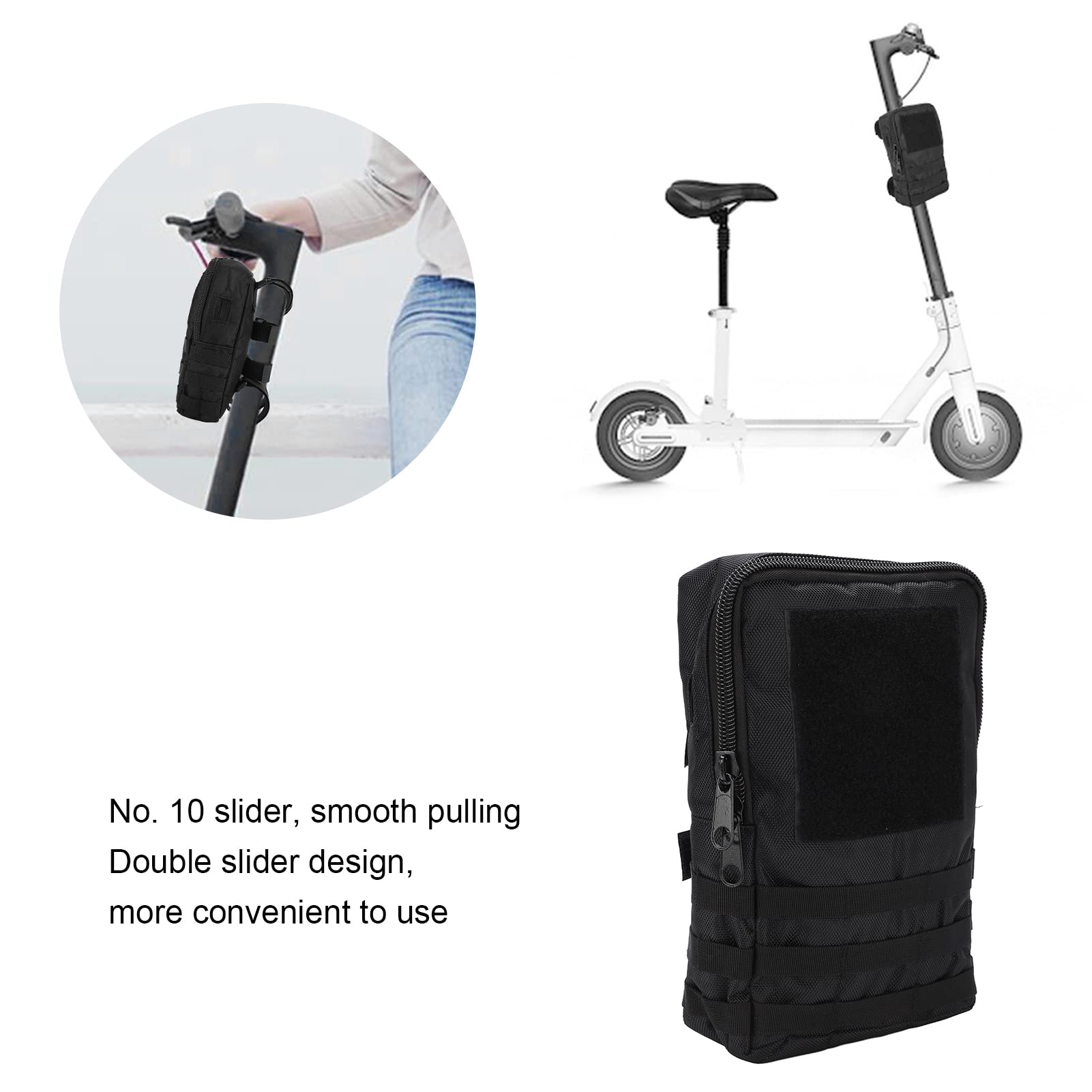 Sac de rangement en tissu Oxford pour batterie au Lithium, sac de vélo antichoc pour Scooter - 4