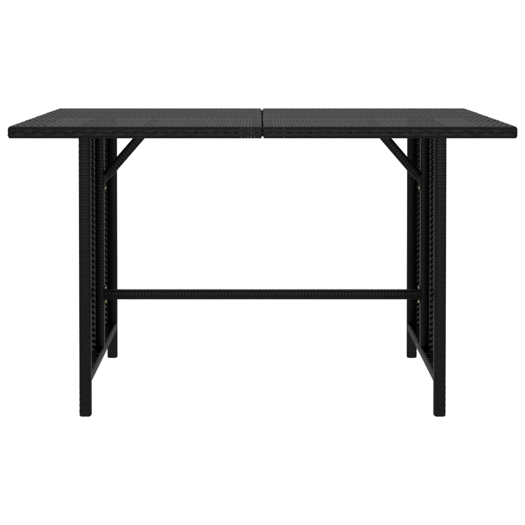 VidaXL Tavolo Giardino Pieghevole Grigio 100x75x72 cm Vetro e Acciaio