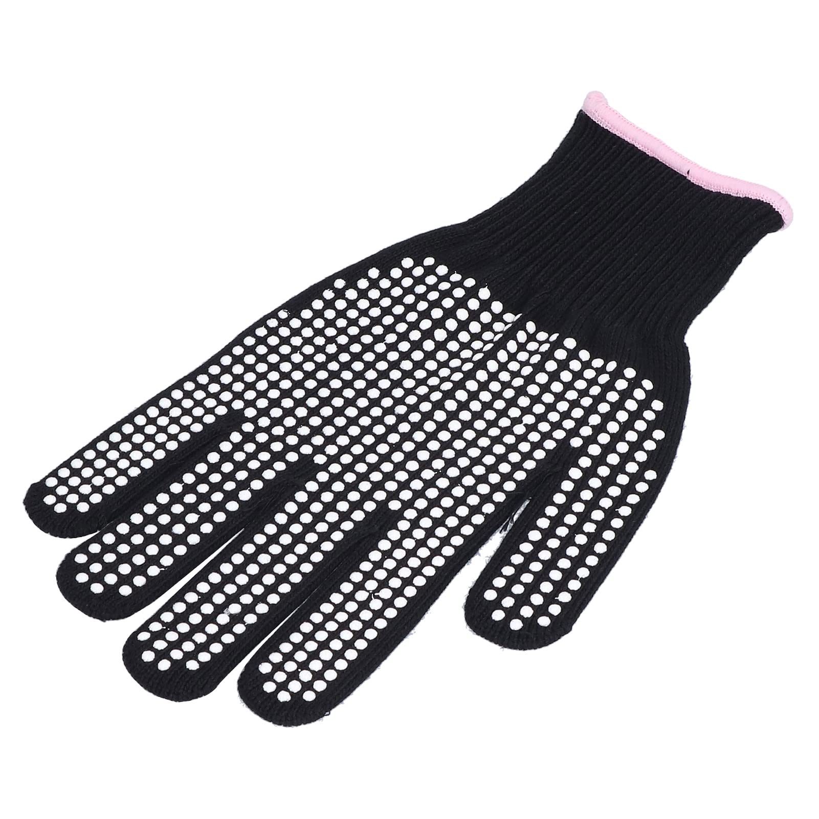 Lot de 4 gants résistants à la chaleur, mitaines anti-brûlures résistantes aux hautes températures avec bosses en silicone (bord en poudre de silicon - 2