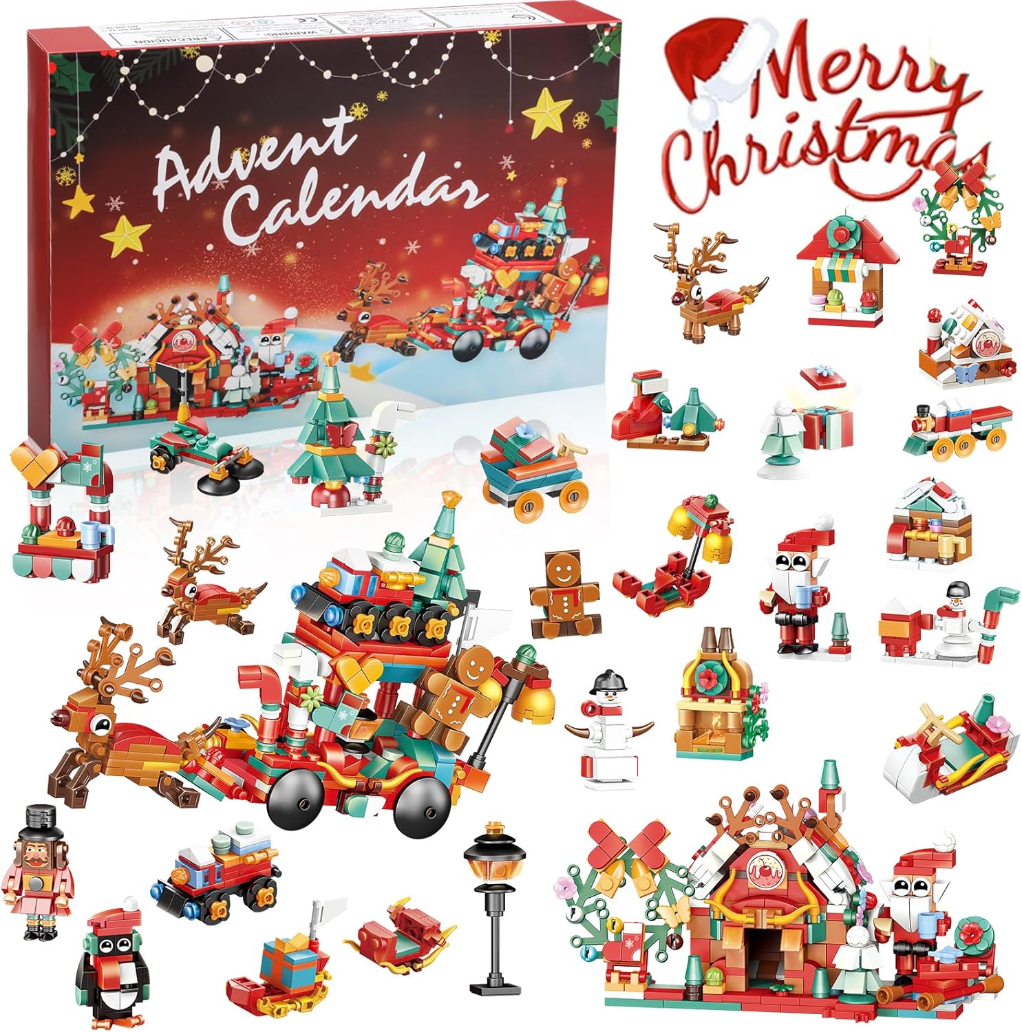 Calendrier de l'Avent 2025 Arbre de Noël, Calendrier de Noël Compte à rebours 779PCS Set 24 jours Boîtes à surprises Cadeaux créatifs pour Adultes Adolescents Filles 6
