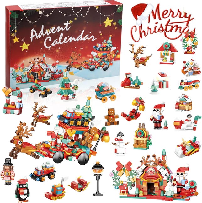 Calendrier de l'Avent 2025 Arbre de Noël, Calendrier de Noël Compte à rebours 779PCS Set 24 jours Boîtes à surprises Cadeaux créatifs pour Adultes Adolescents Filles 6 Calendrier de l'Avent 2025 Arbre de Noël, Calendrier de Noël Compte à rebours 779PCS Set 24 jours Boîtes à surprises Cadeaux créatifs pour Adultes Adolescents Filles 6