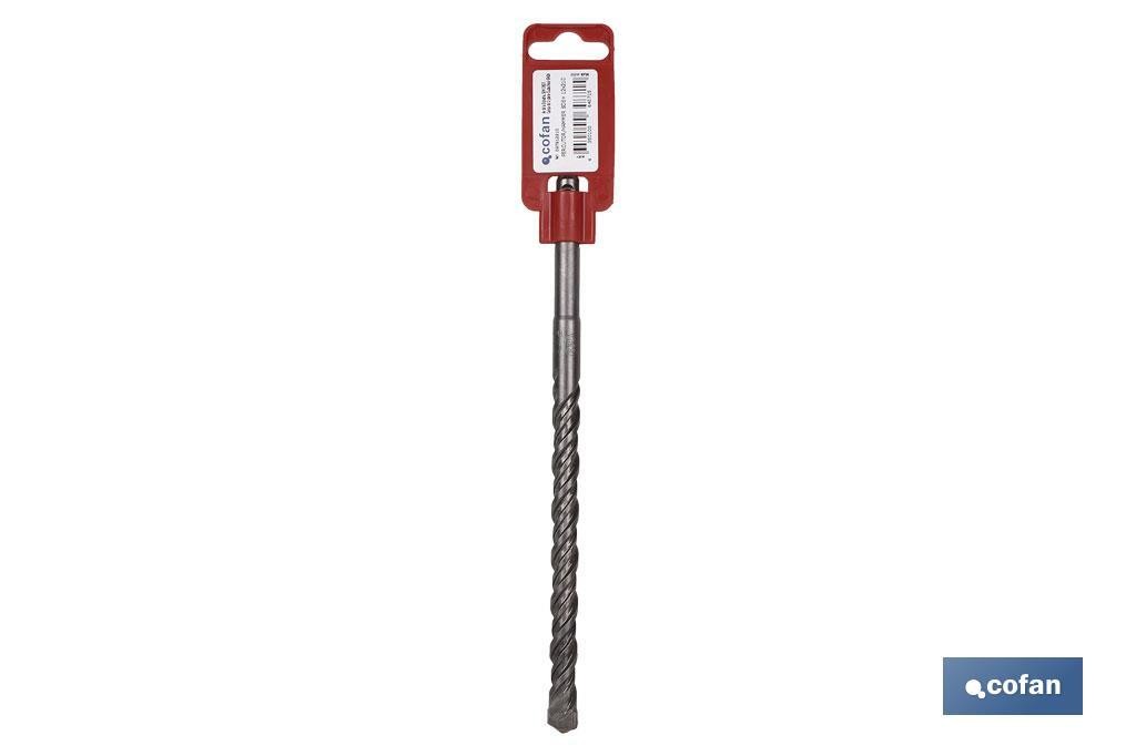 Brocas percutoras SDS PLUS para muros COFAN - 2