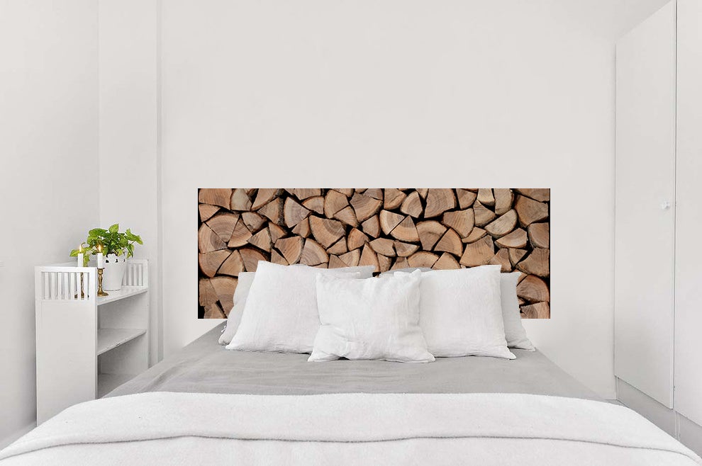Pegatina decorativa de cabecera, foto de bush buche real effect, 83 cm x 160 cm
