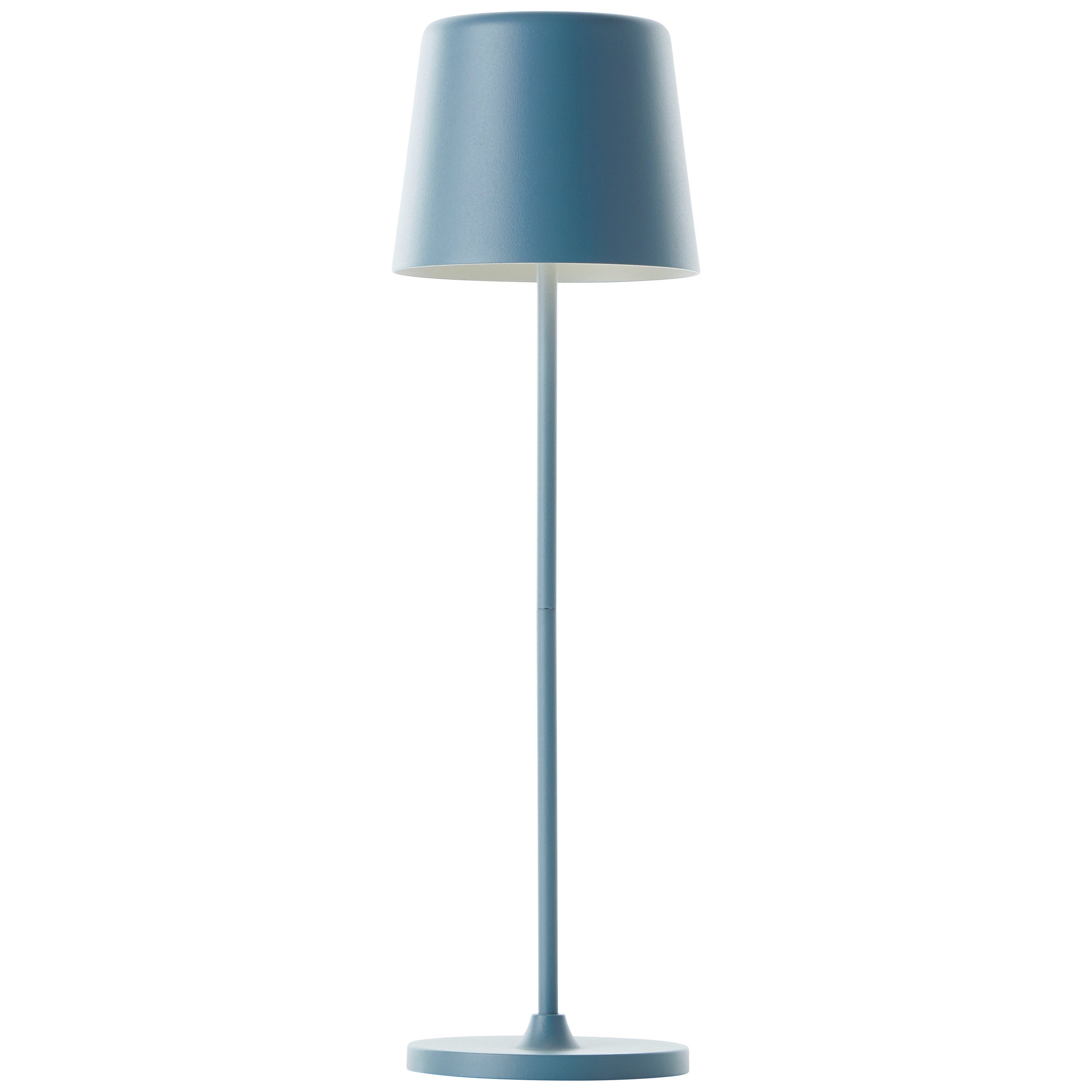 Lampa stołowa BRILLIANT KAAMI niebieska matowa ładowalna ściemnialna IP44