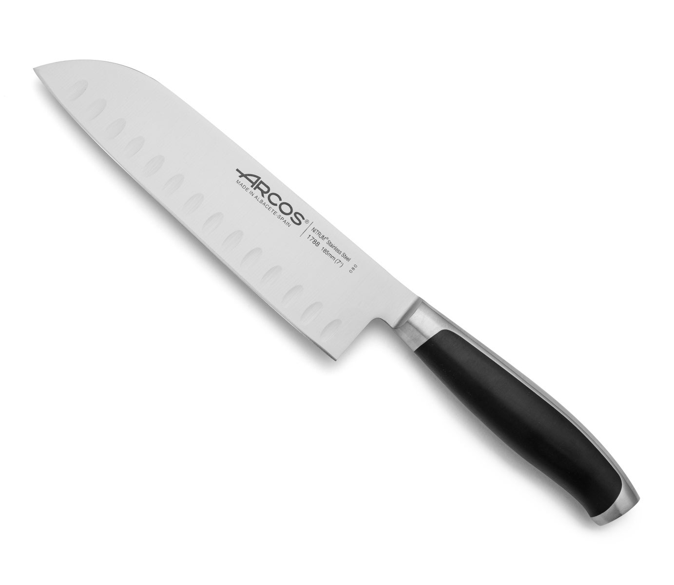 Arcos Cuchillo Santoku Kyoto 178800 De Acero Nitrum Y 18.5 Cm De Hoja En Estuche - Imagen 3