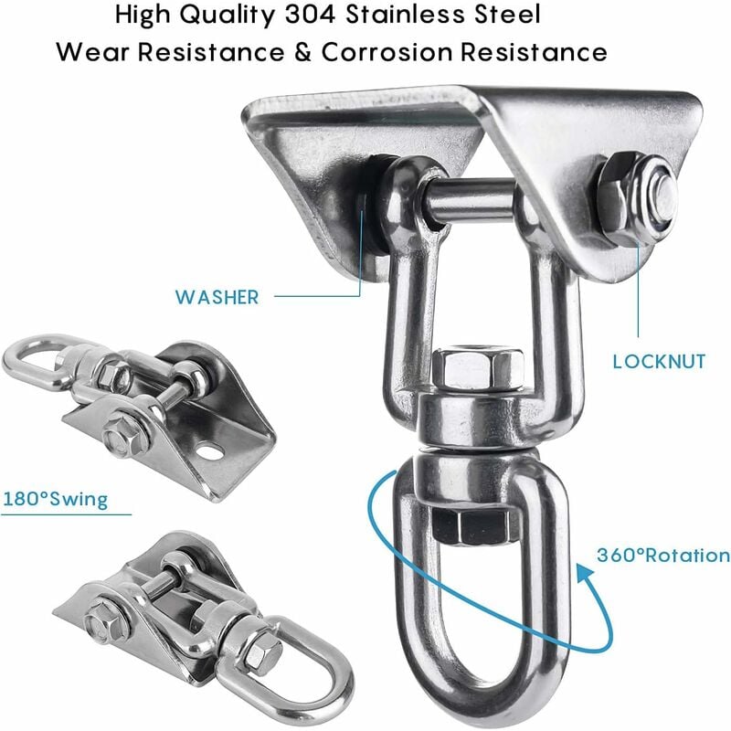 Crochet De Plafond En Acier Inoxydable De Qualité Supérieure - 450 Kg