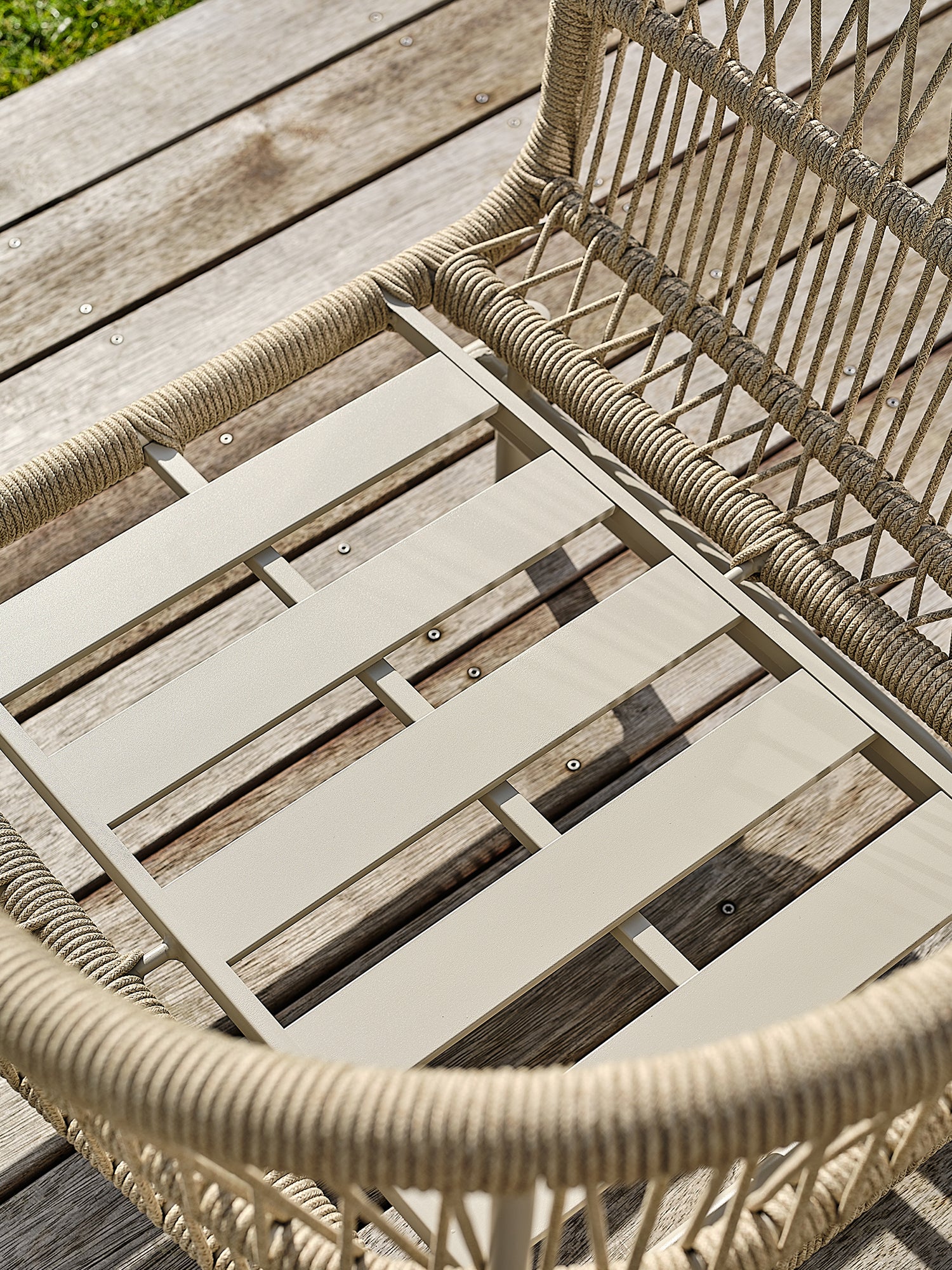 Salon de jardin bas en aluminium (5 places) DYLIS - REMARQUABLE | Leroy ...