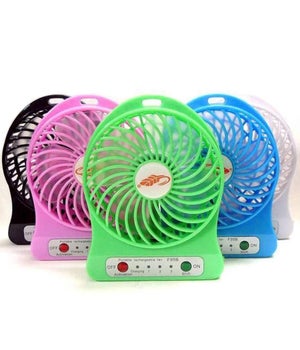 Mini Ventilatore Da Collo Portatile, Ricaricabile USB, 3 Velocità, Batteria, Per Sport E Viaggi
