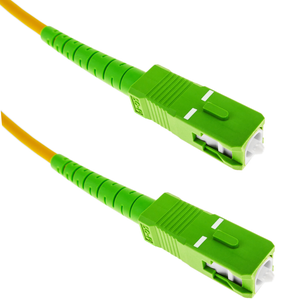 Câble Fibre Optique SC APC Vers LC UPC – Monomode Duplex 2m – Gaine LSZH