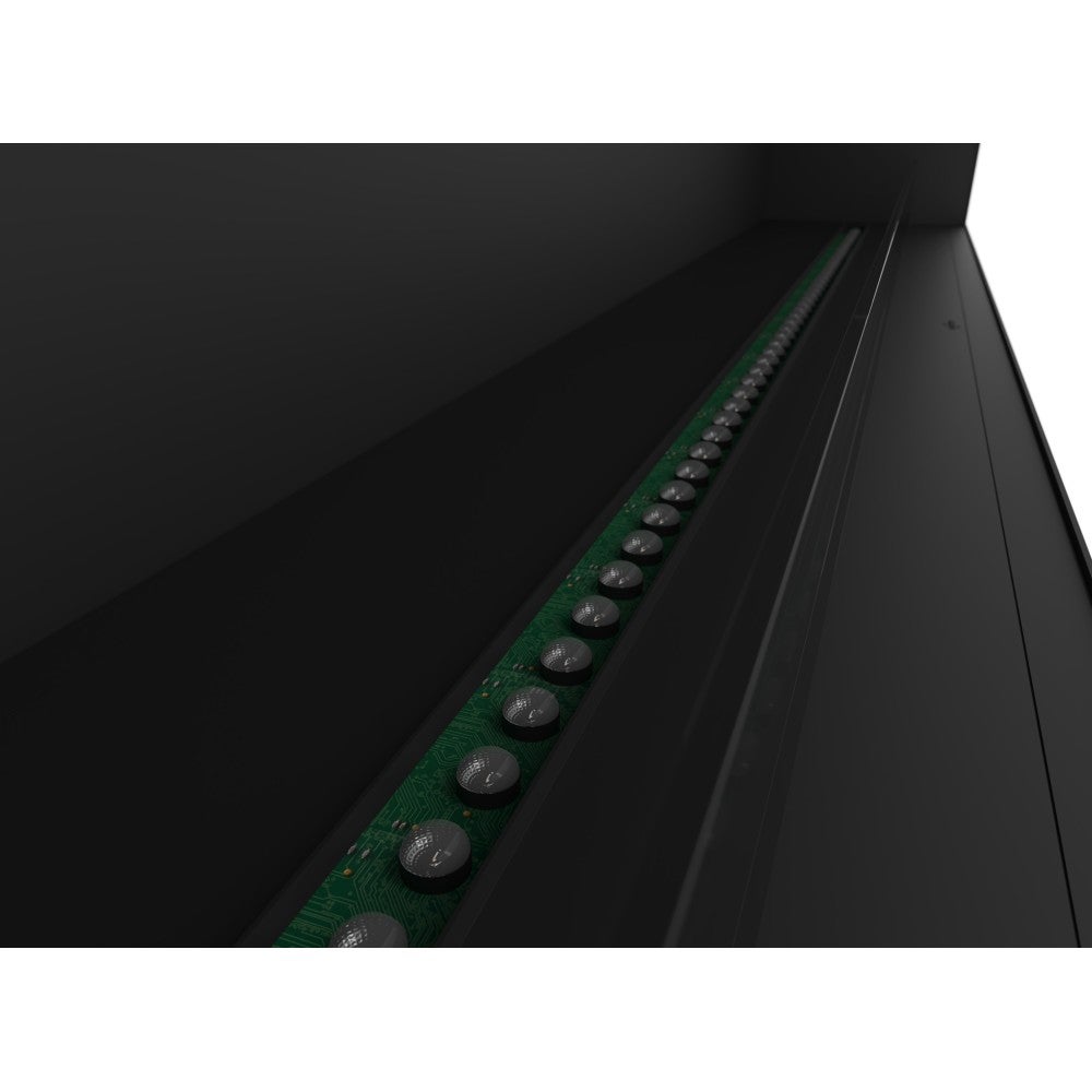 Invapo Inside 2200 kominek parowy do zabudowy, wielokolorowy płomień, efekt 3D, zbiornik 2,4 l, 220 cm