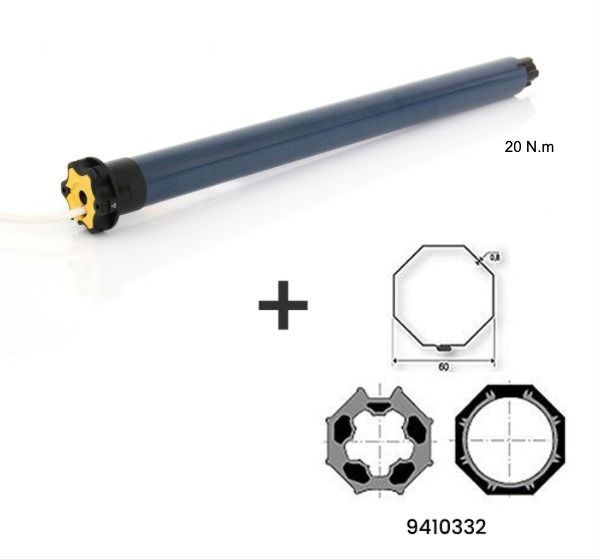 Kit de repuesto para motor de obturador de radio SOMFY ALTUS 50 RTS - 50 mm de diámetro - 20 N·m - Ref. 1041389 20/17