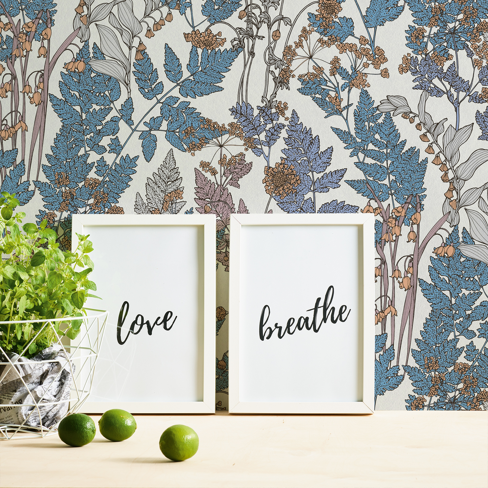 Papel pintado floral papel pintado beige con flores azules para baño, recibidor & dormitorio moderno papel pintado azul y blanco tnt con flores