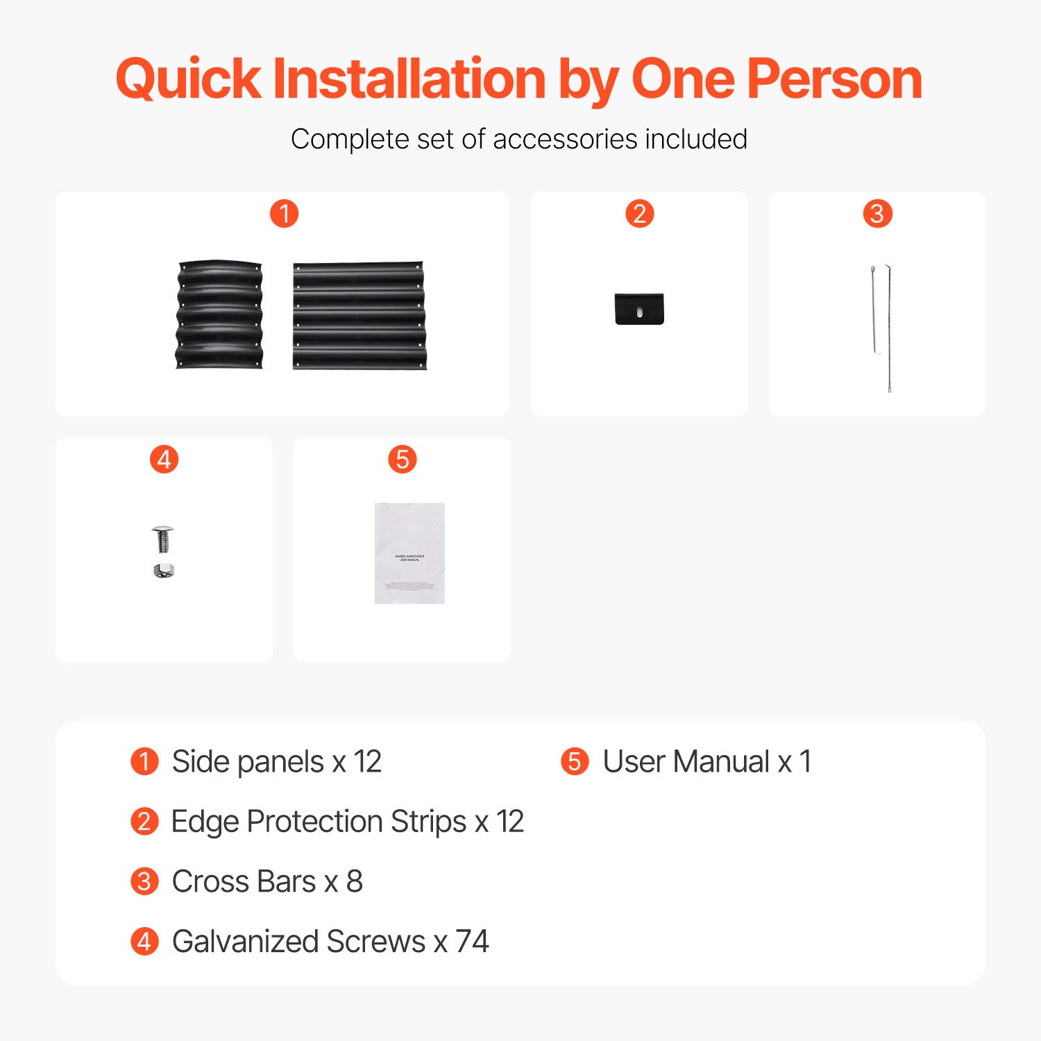 Jardinière surélevée en métal,SucceBuy 6,56 x 1,96 x 1,4 pi,jardinière d'extérieur galvanisée avec base ouverte,grand design ovale pour légumes - 6