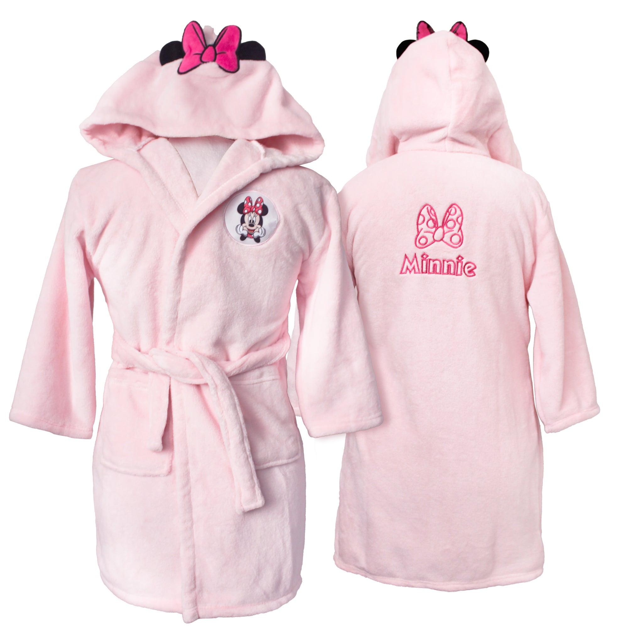 Robe de chambre brodée à capuche, DISNEY HOME MINNIE LOVE - 3