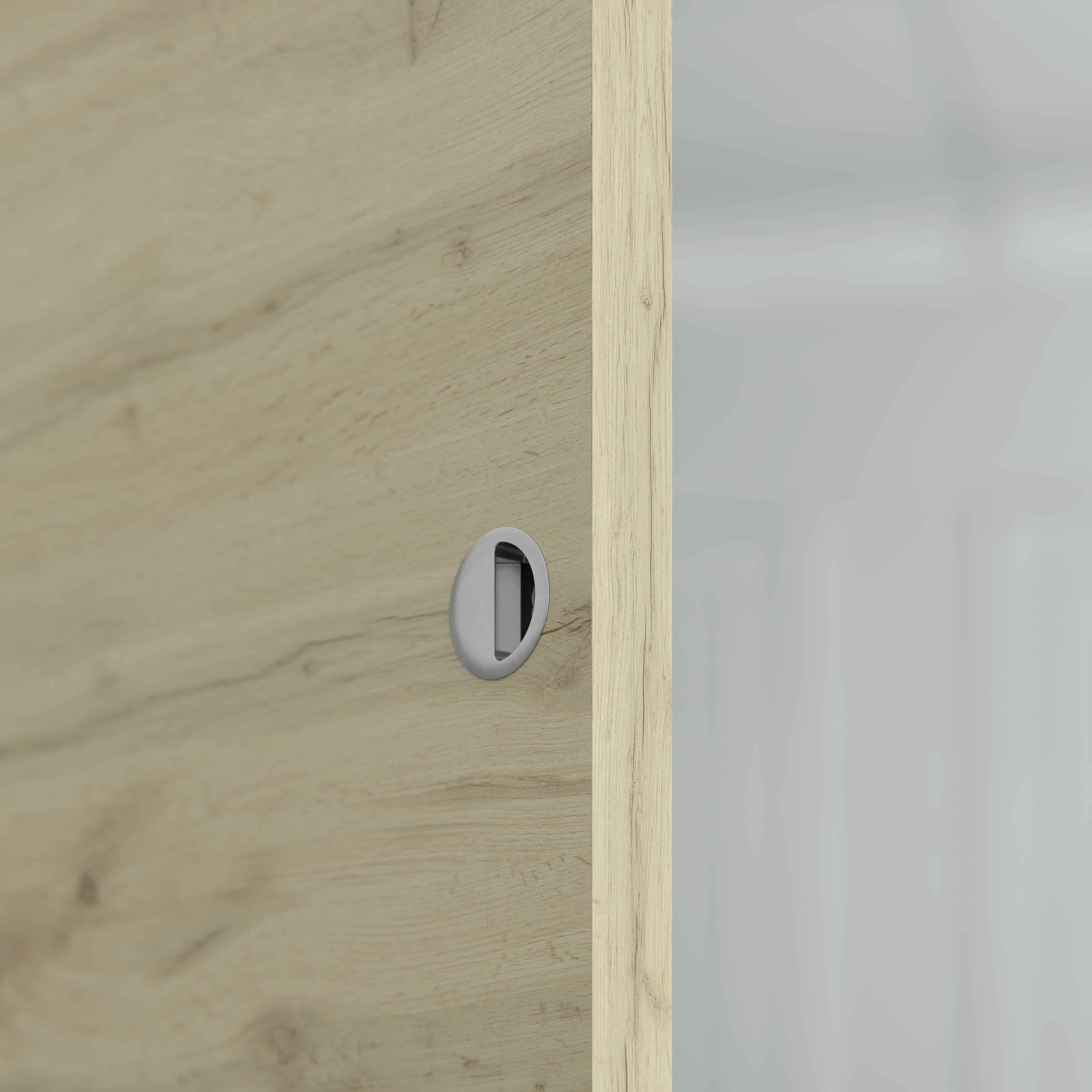 Porte Coulissante avec Rail - Tokyo 83 cm - Avec butée - 2