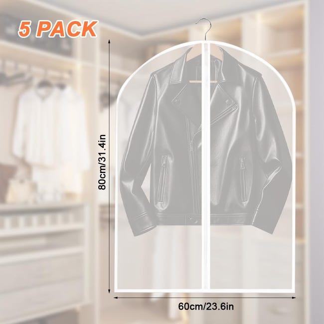 Housse De Rangement Penderie Housse De Costume Rayen Sur Cintre - Protection Poussière Et Mites - Polyester 60x135 Cm - Gris Foncé Rangement Armoire Housse De Rangement Penderie Housse De Costume Rayen Sur Cintre - Protection Poussière Et Mites - Polyester 60x135 Cm - Gris Foncé Rangement Armoire