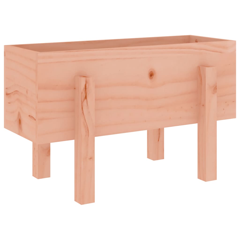 Jardinière En Bois Massif Vintage Blanc - Dimensions 12x40x15 Cm, Faite Main En Allemagne