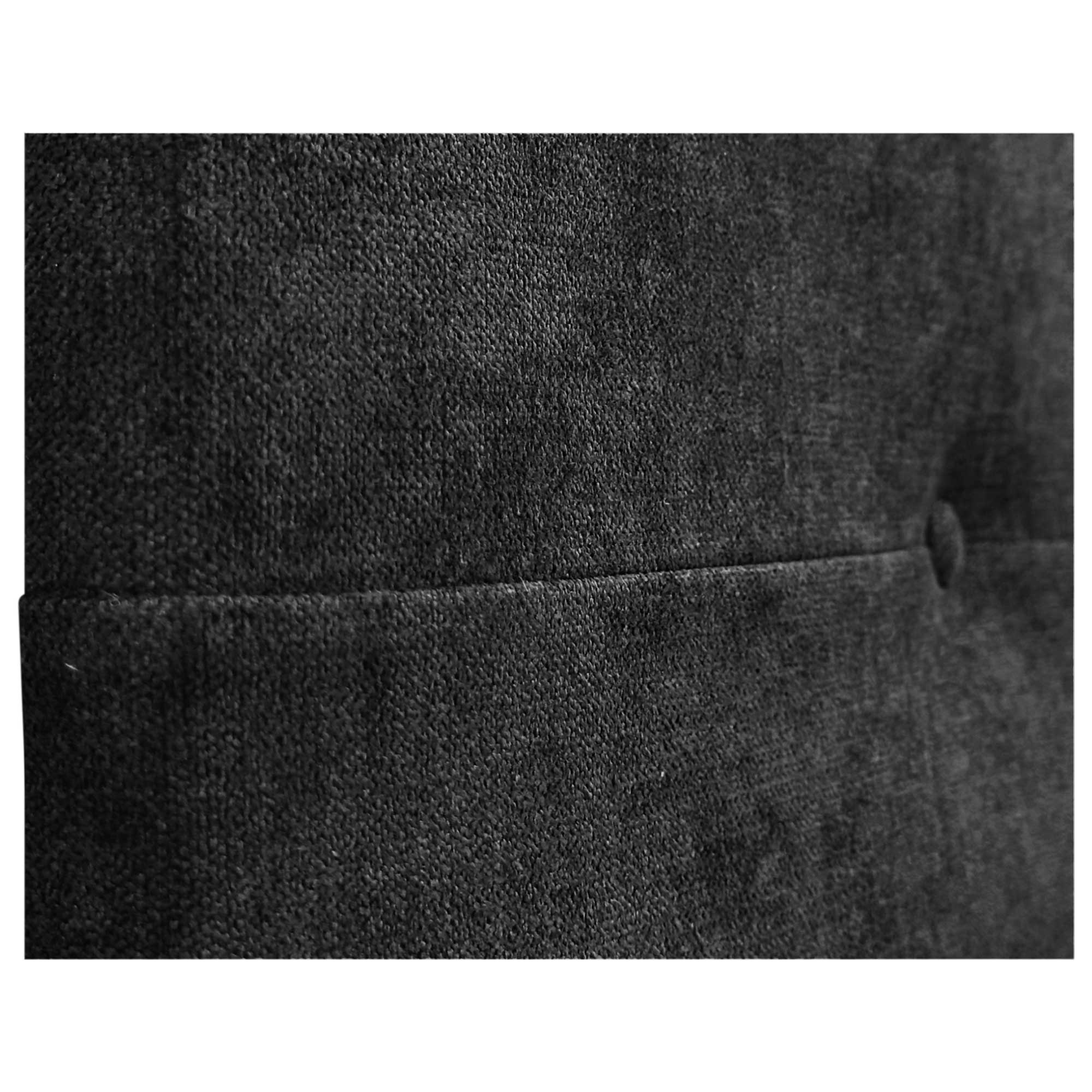 DHOME Cabecero de Tela AQUALINE Pro cabeceros Cabezal tapizado Cama Lujo (Negro, 110cm) - 2